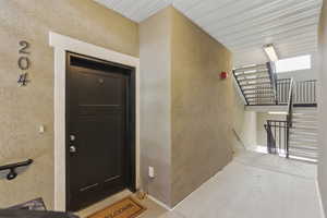 View of property entrance