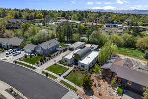 Bird's eye view featuring a residential view