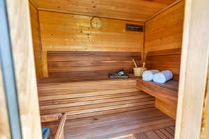 Beautiful sauna