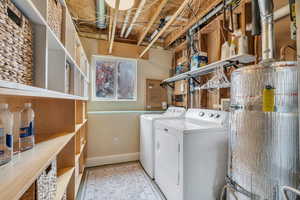 Laundry room/storage area