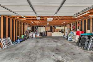 LARGE garage with workbench included.