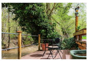 View of deck