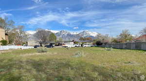 View from back of lot looking East towards the mountains.