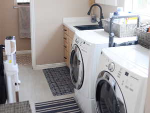 Large laundry with craft/office