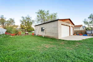 Exterior space featuring fence