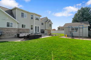 Rear view of property
