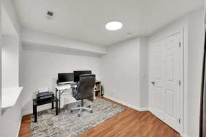 Office space or Bedroom #4. Bedroom #5 Not pictured as it is being used as a storage area.