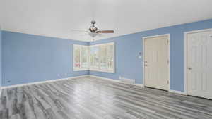 Front living room, Front door