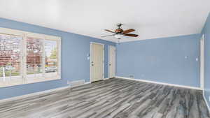 Living room,  Front door