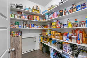View of storage area