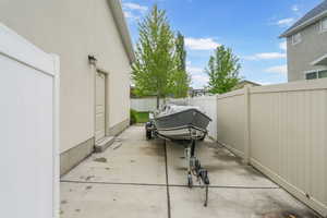 View of patio / terrace featuring a fenced backyard