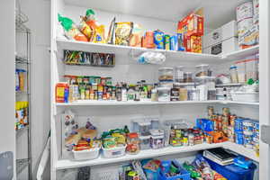 View of storage area