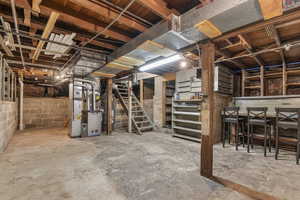 Unfinished basement
