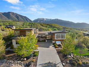 View of mountain backdrop