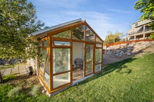 Shed with conservatory- possible conversion to ADU
