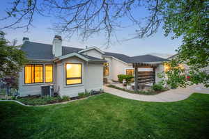 Beautiful East Bench home in Bountiful sits in a serene and peaceful neighborhood