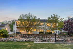 View of the back of the home