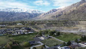View of mountain feature with a residential view