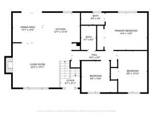 Floor plan upper level