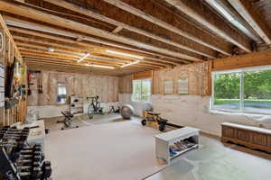 View of workout area