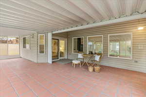 View of patio