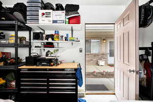 View of storage area