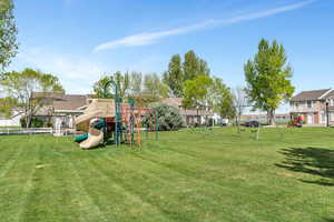 View of yard with playground community
