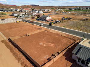 Bird's eye view with a residential view and a mountain view