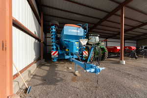 Garage with a carport