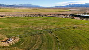 View of rural area with a water and mountain view