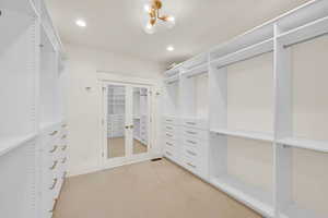 Primary closet