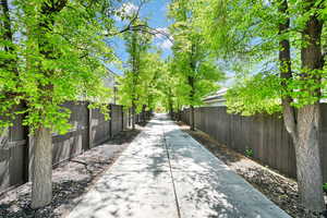 Entry to the property