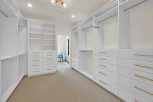 Primary closet