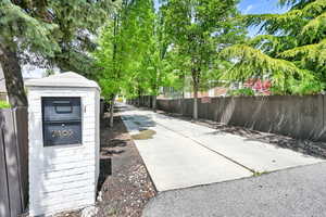 Entry to the property
