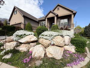 Beautiful home on a large lot with surrounding views of the mountains and valley.