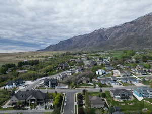 Spacious corner lot with stunning views of the valley and mountains from every angle.