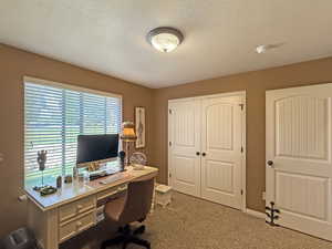 3rd bedroom with a large window and beautiful exterior views.