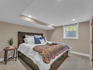 Downstairs bedroom 1 has a stunning king size bed that stays if you like it