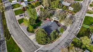Bird's eye view featuring a residential view