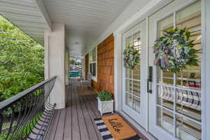 View of deck