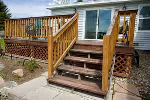 View of deck