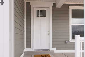 View of entrance to property