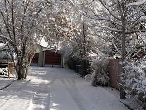 View of road featuring driveway