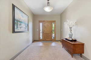 Large inviting entryway