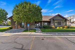 Neighborhood clubhouse with gym and pool.