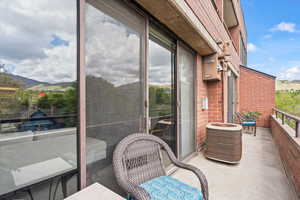 Balcony with central AC