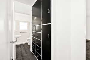 View of closet