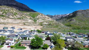 Exterior space with a mountain view and a residential view