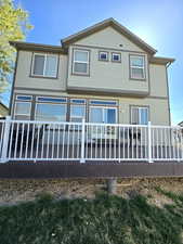 View of rear view of property
