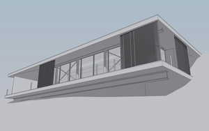 Modern home rendering